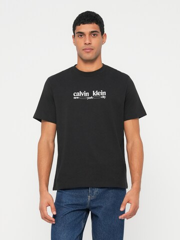 Calvin Klein Jeans - Camisa 'NYC' em preto: frente