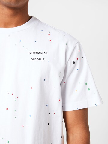 T-Shirt 'Messi' SikSilk en blanc