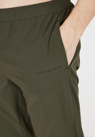 ENDURANCE Tapered Workout Pants 'Jeen' in Green