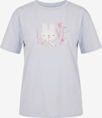MYMO - Camisa 'Pop' em azul: frente