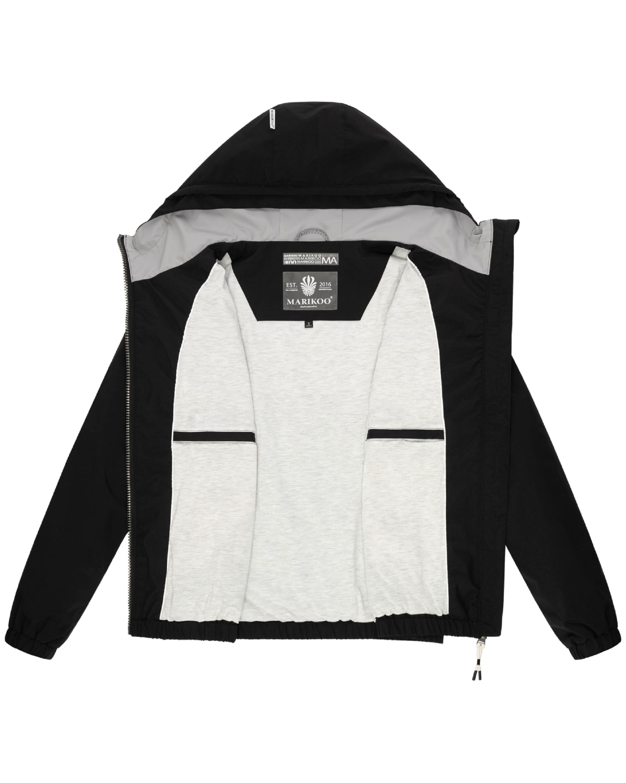 MARIKOO Λειτουργικό μπουφάν 'Liubkaa' σε μαύρο