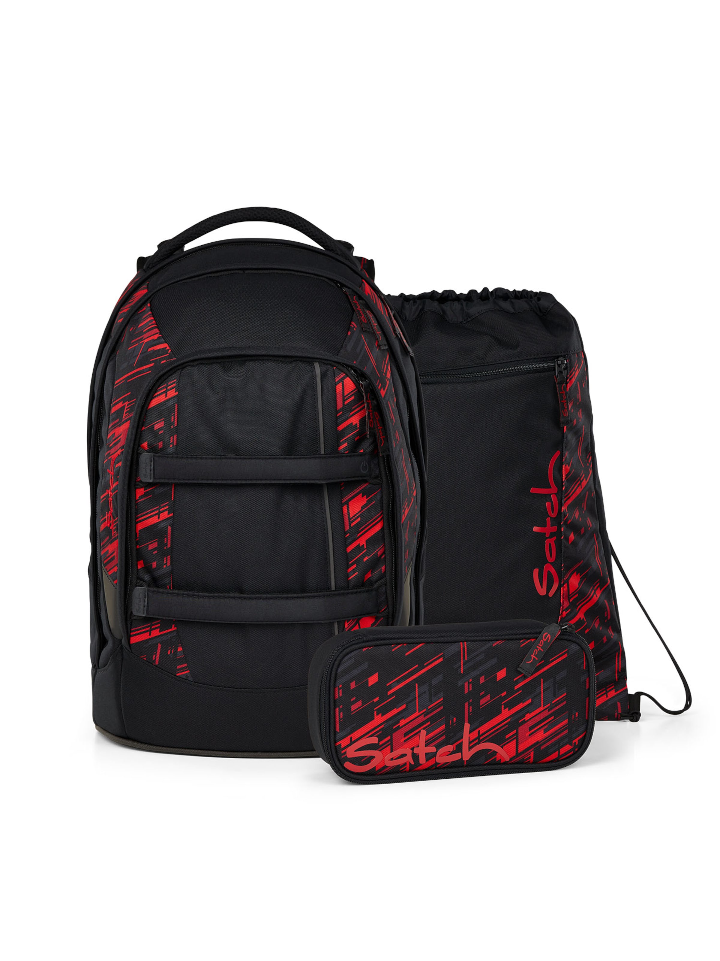 Satch Rucksack 'Night Rider Midnight Edition'‌‌‌‌‌‌‌ in Schwarz: Vorderseite
