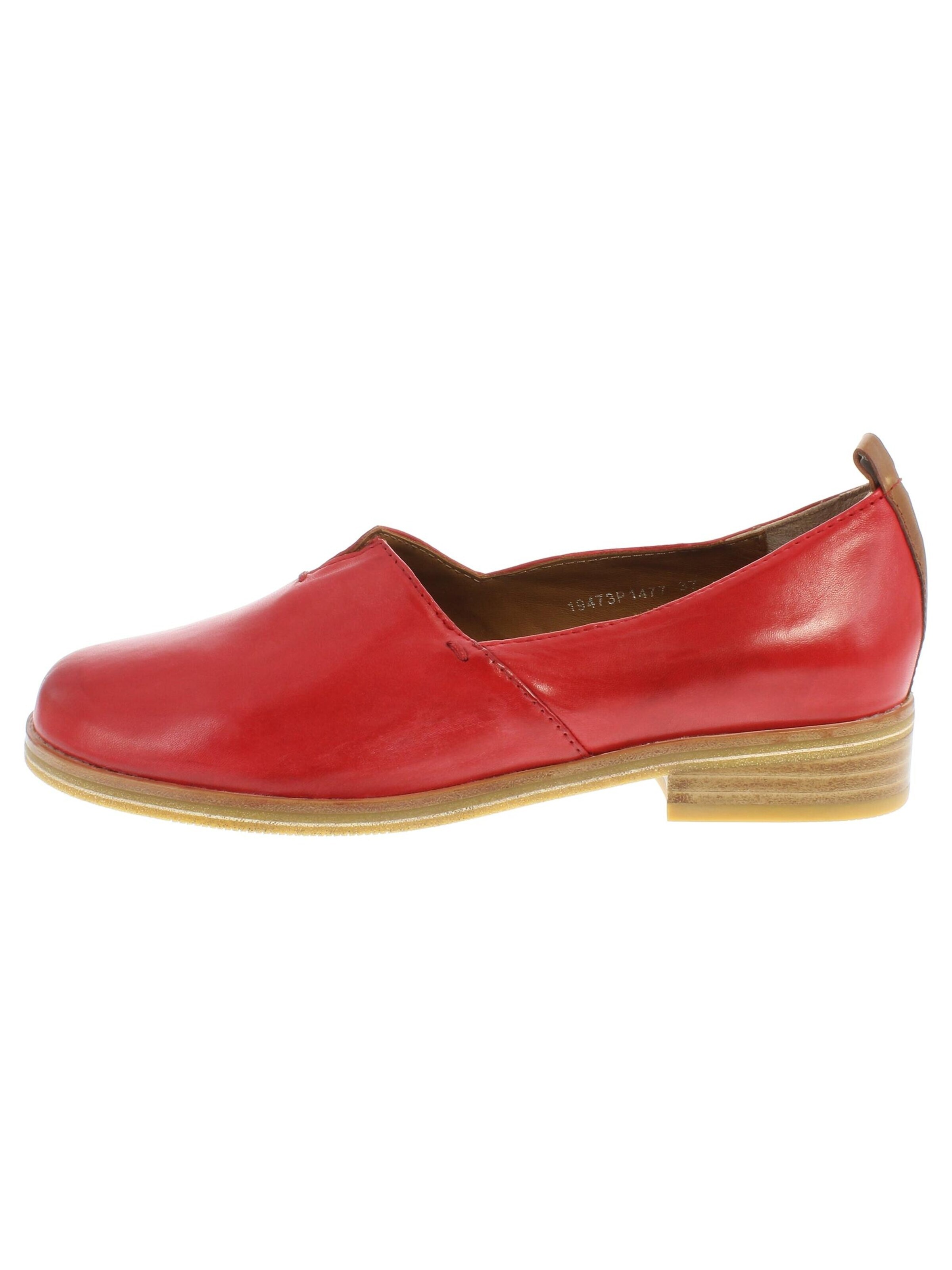 Everybody Slipper 'MELONE - moderner Sacchetto Slipper'‌‌ in Rot: Vorderseite