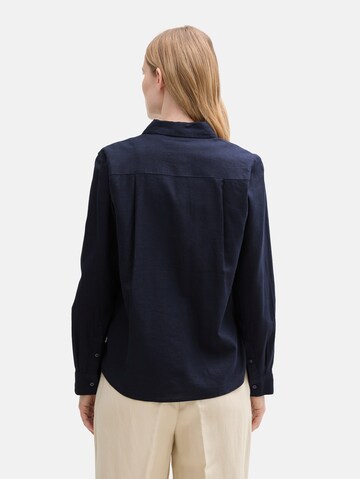 TOM TAILOR Blouse in Blue
