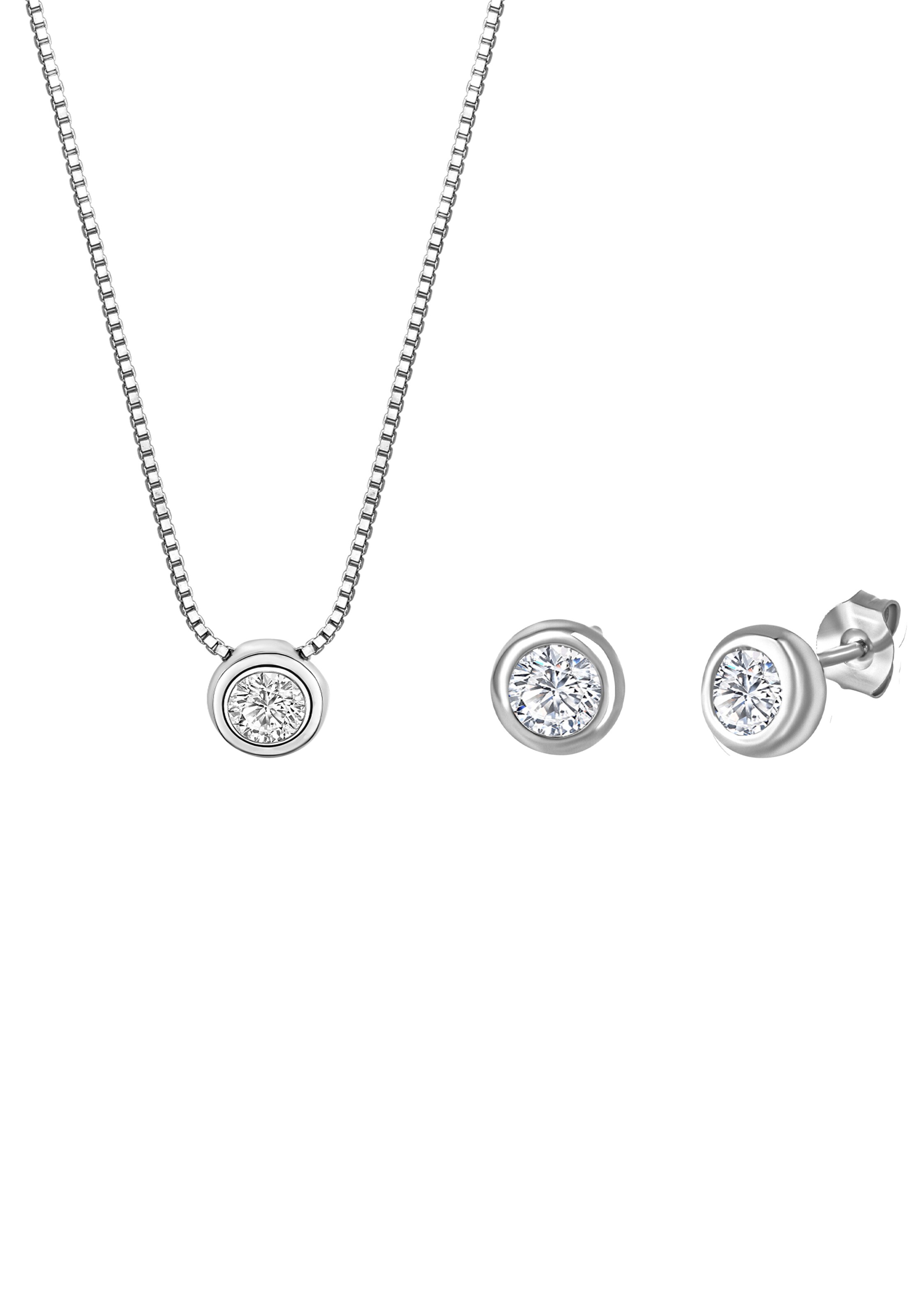 FIRETTI Schmuckset in Silber: Vorderseite