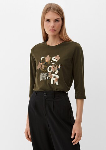 s.Oliver Shirt in Grün: Vorderseite