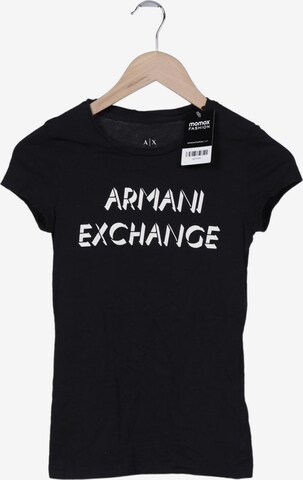 ARMANI EXCHANGE T-Shirt XS in Schwarz: predná strana