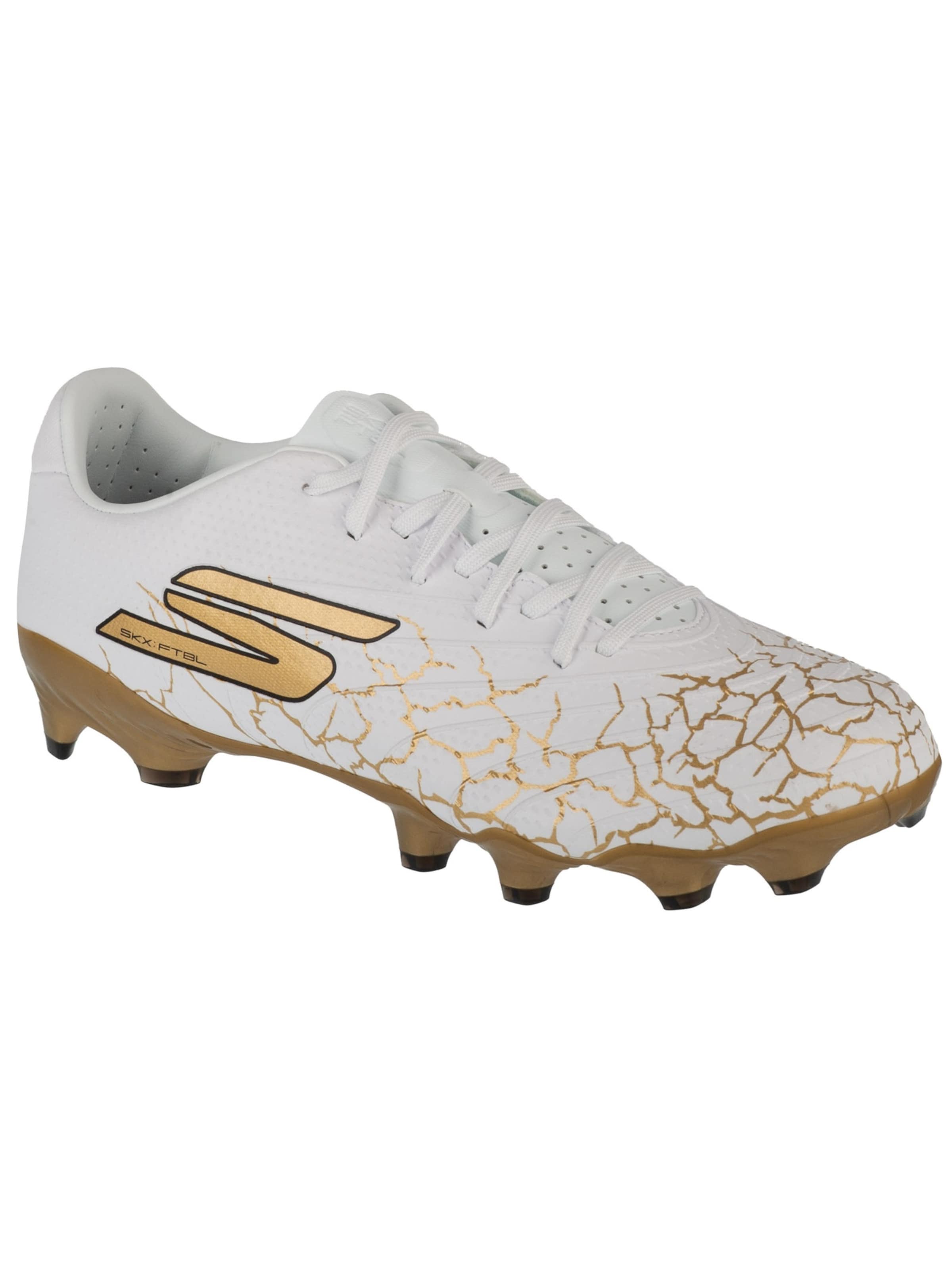 SKECHERS Soccer shoe 'Skechers Skx 1.5 Academy Fg' in White: front