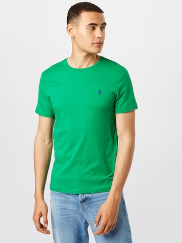 Polo Ralph Lauren Regular fit Тениска в зелено: отпред