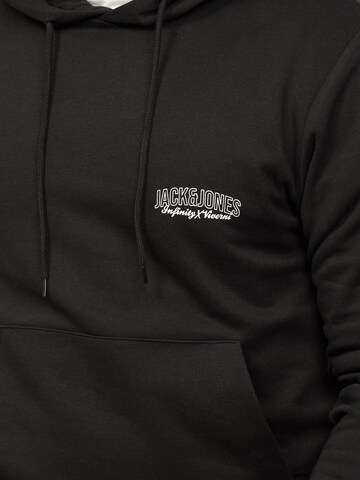 JACK & JONES Sweatshirt 'JJINFINITYHOOD' in Black
