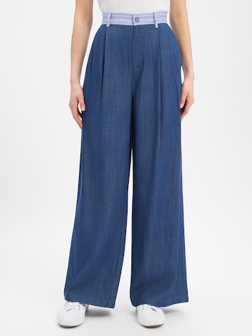 Wide Leg Jean Liu Jo en bleu : devant