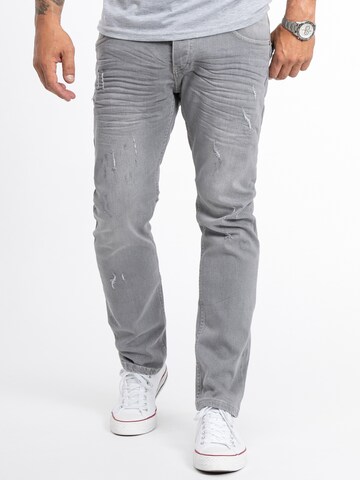 Rock Creek Regular Jeans in Grau: Vorderseite