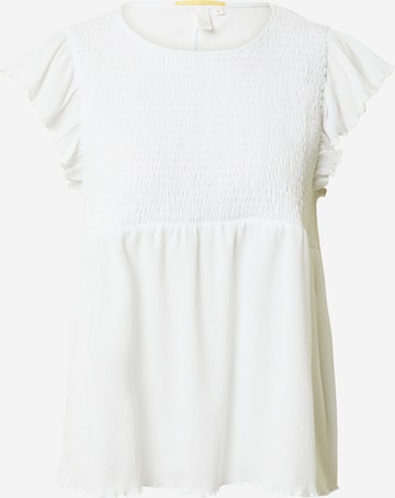 QS Blouse in White: front