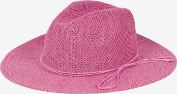 styleBREAKER Hat 'Panama Strohhut' in Pink: front