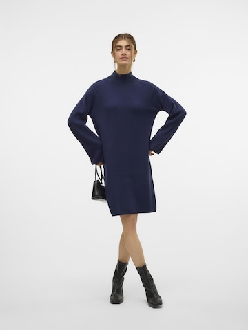 VERO MODA Strikkjole 'GOLD' i blå