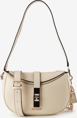 Sac bandoulière GUESS en blanc : devant