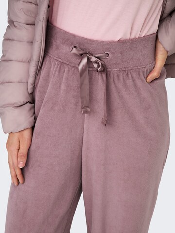 JDY Loose fit Trousers 'JDYVIDA ' in Pink