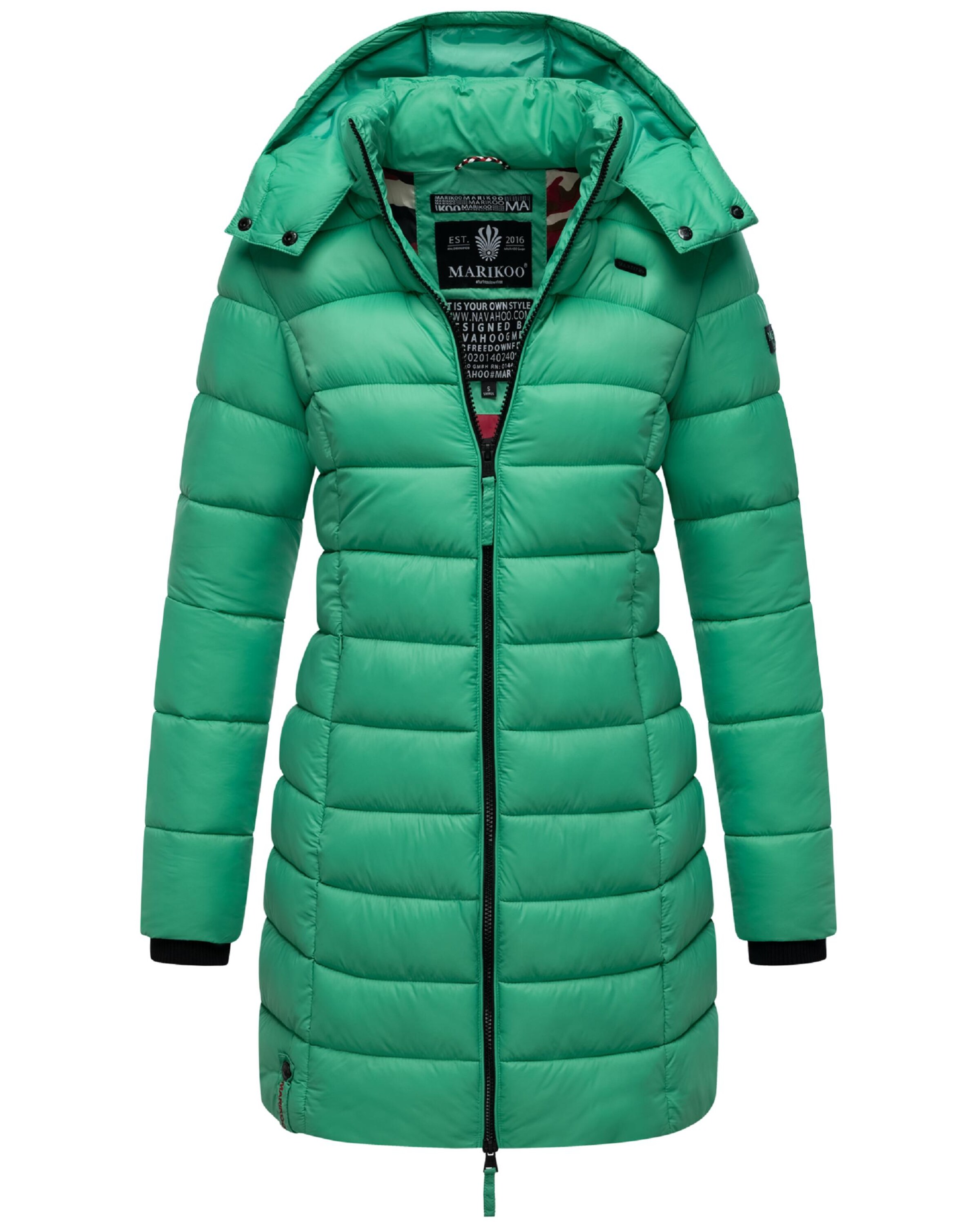 MARIKOO Vinterkappa 'Abendsternchen' i grön