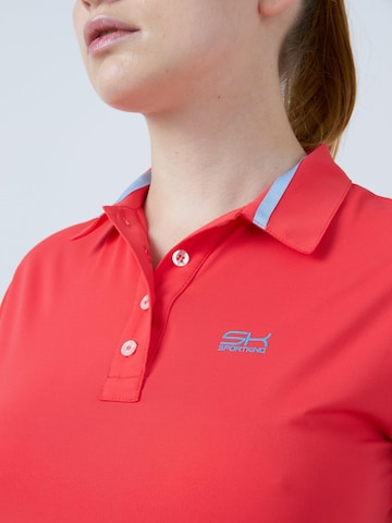 SPORTKIND Functioneel shirt 'Polo Shirt Loose-Fit' in Oranje