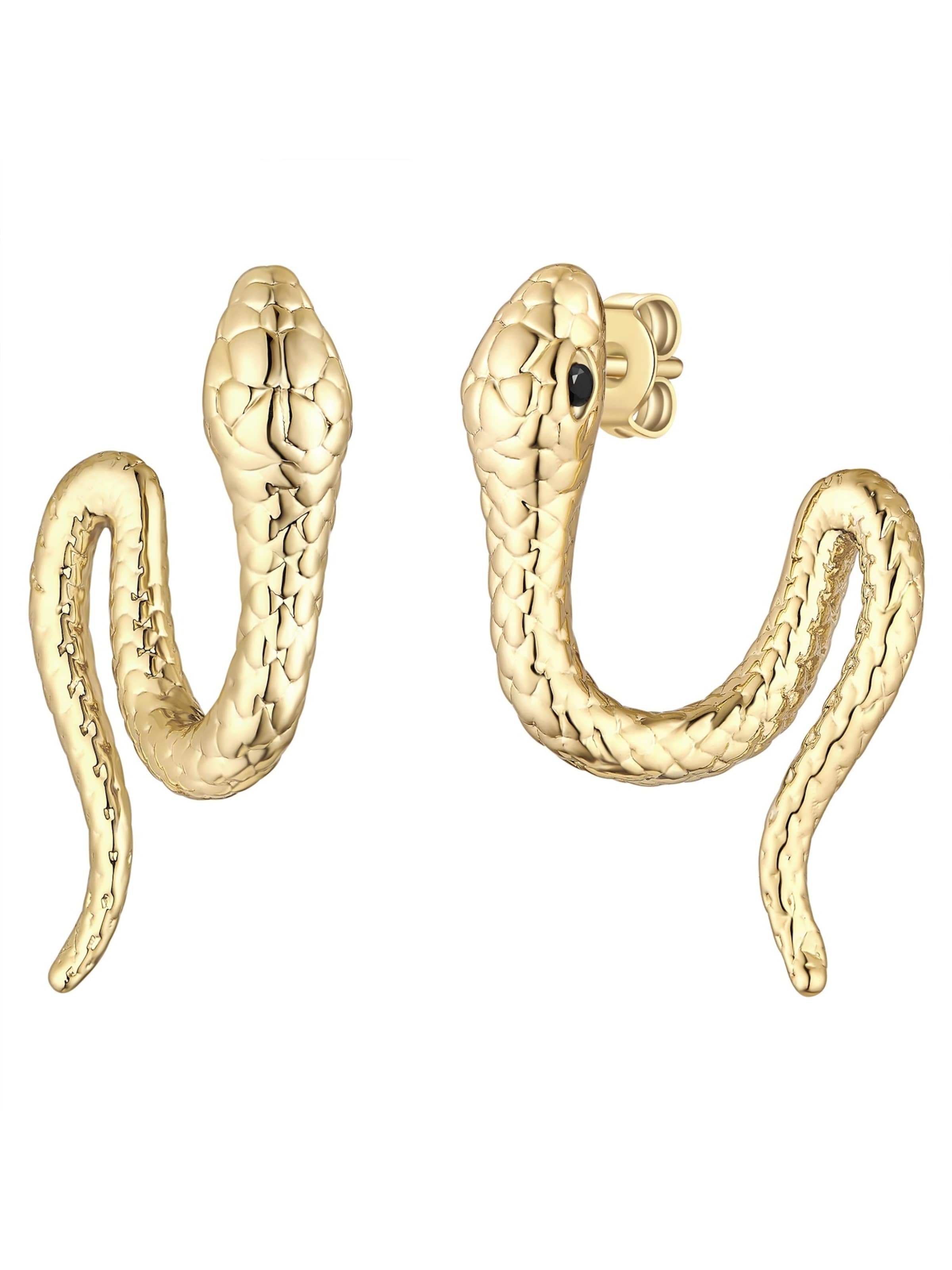Yokoamii Earrings in Gold: front