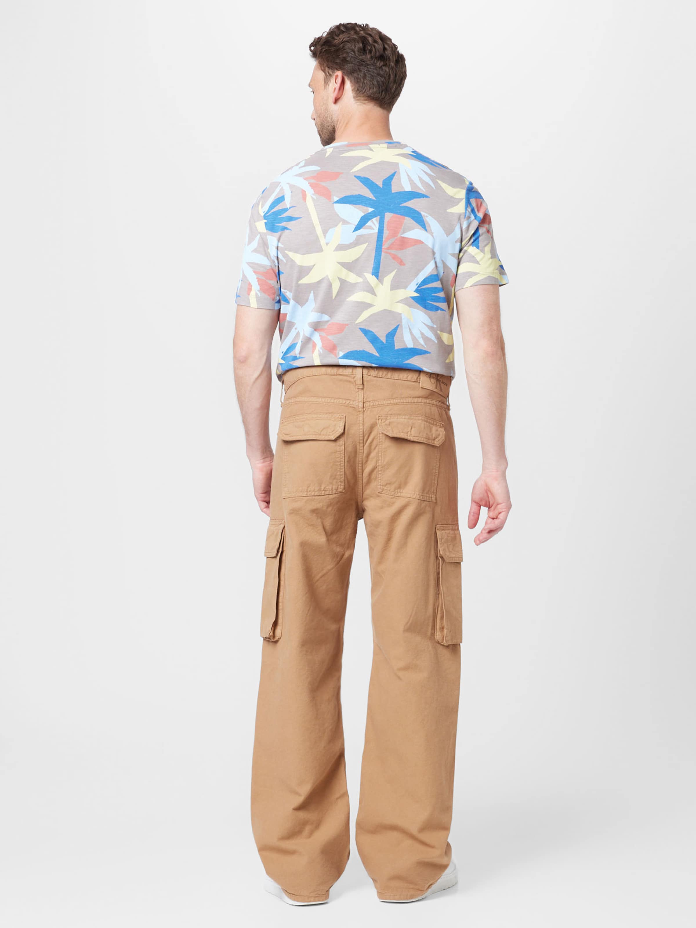 Calvin Klein Cotton Tie-Front Cargo Pants - Macy's