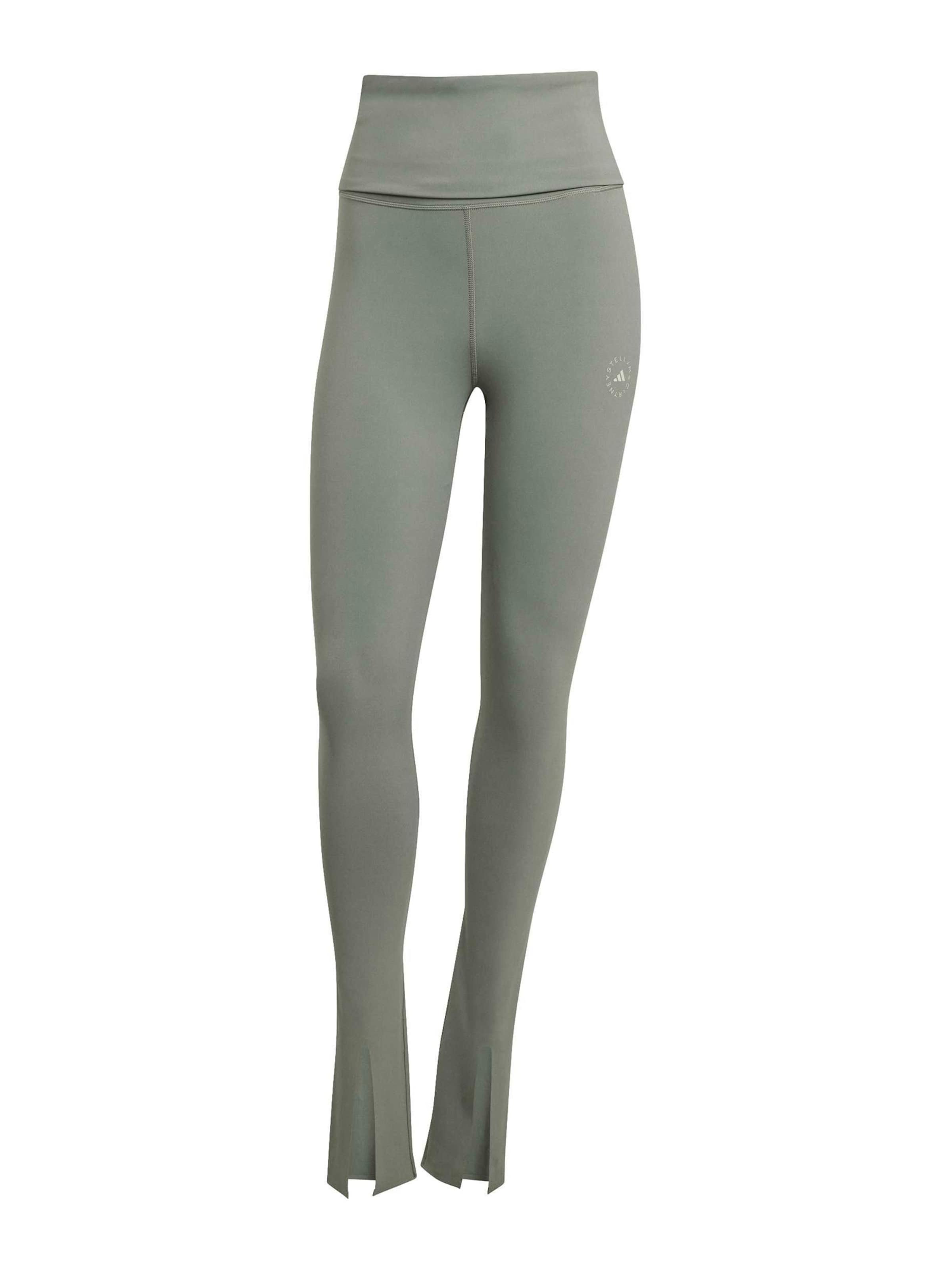 ADIDAS BY STELLA MCCARTNEY Skinny Sportsbukser i grøn: forside