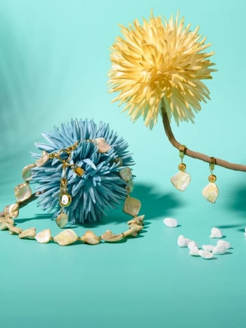 THE GEM STORIES JEWELRY Αλυσίδα 'Coral Necklace with Adjustable Elements' σε μπεζ