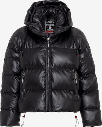 CIPO & BAXX Winter Jacket in Black: front