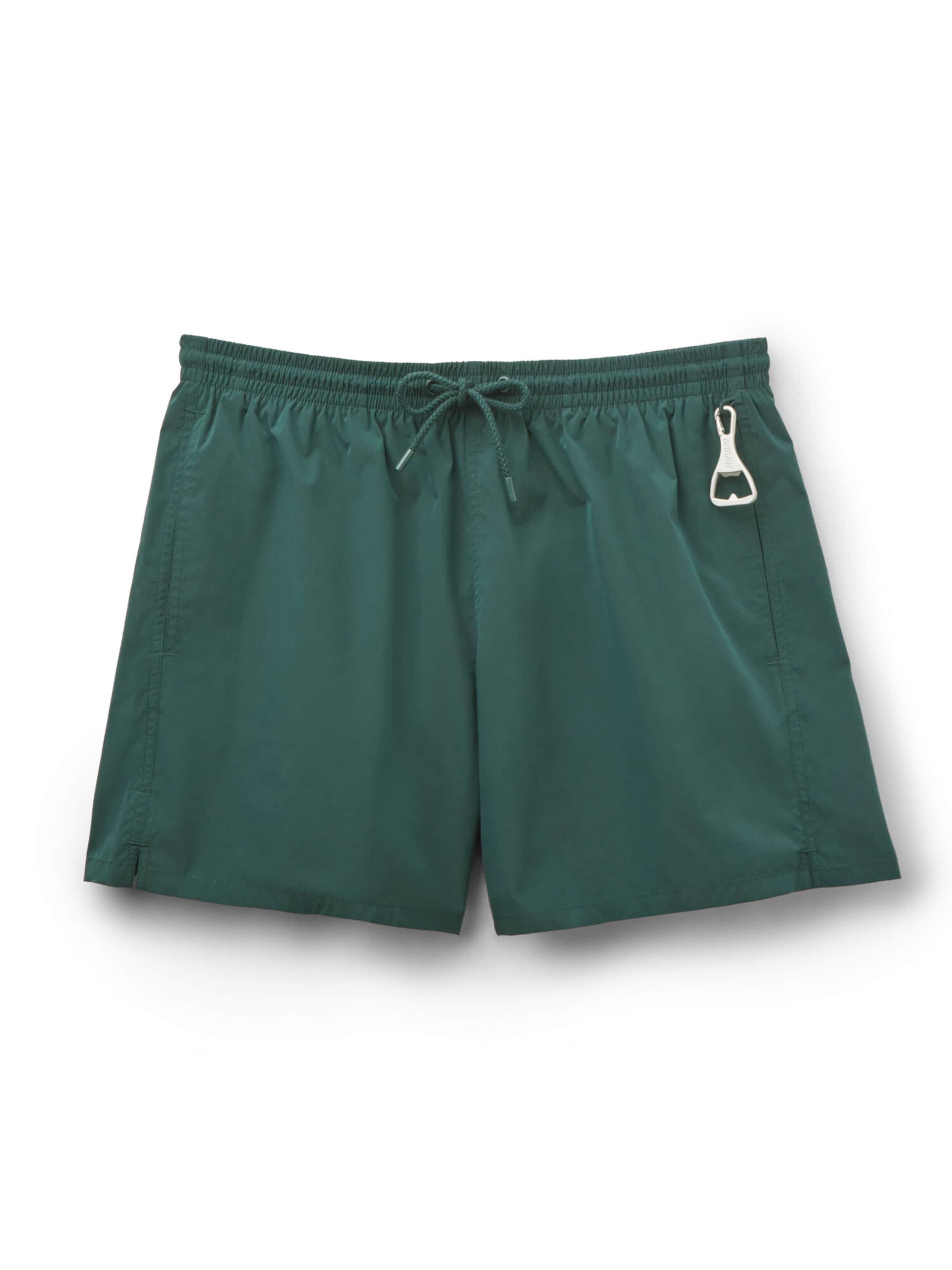 IUMAN Intimissimi Swim Trunks in Green: front