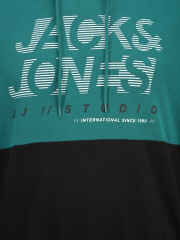 Jack & Jones Plus كنزة رياضية 'MARCO' بلون أخضر