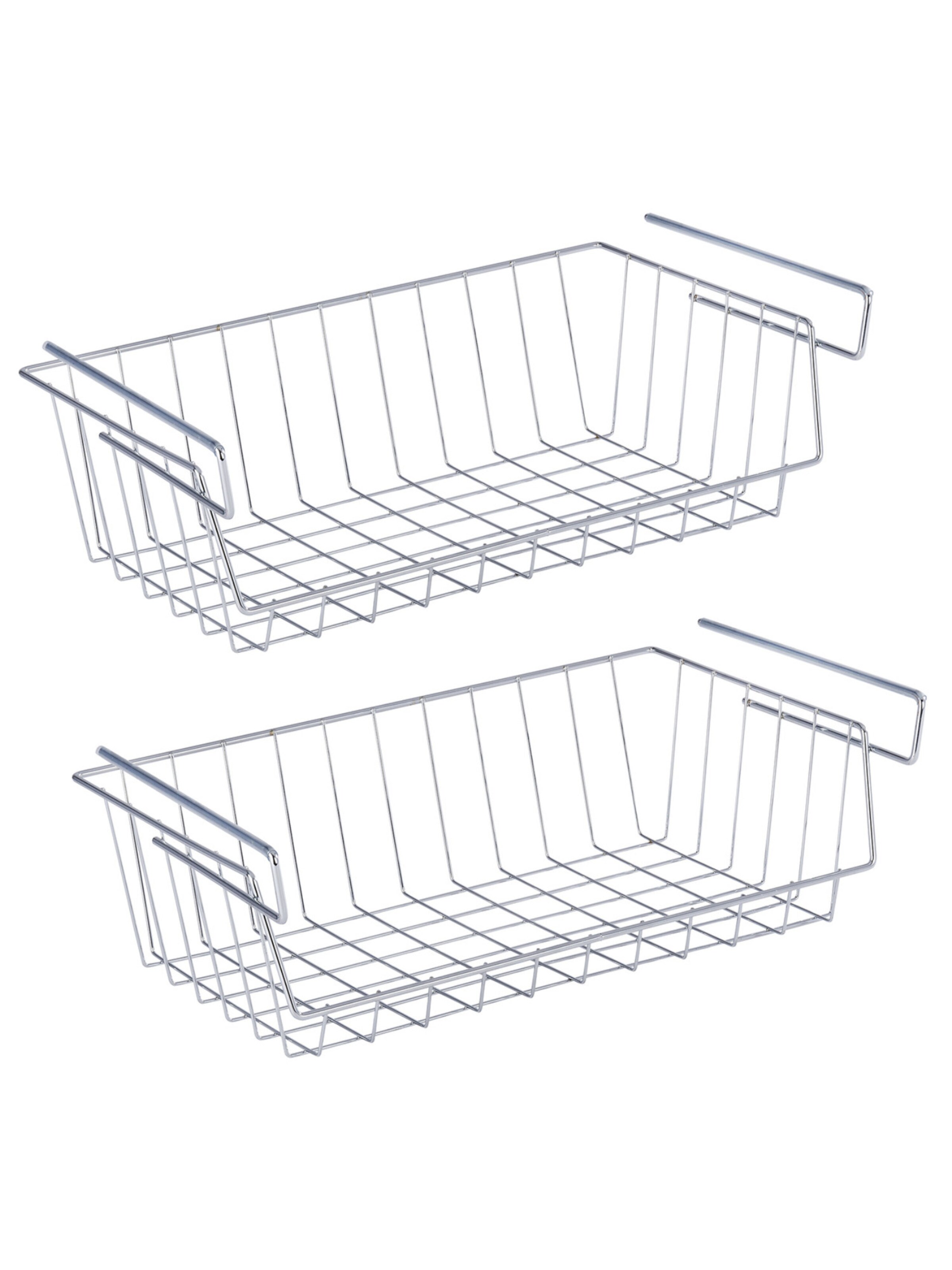 Wenko Box/Basket 'Universal' in Silver: front