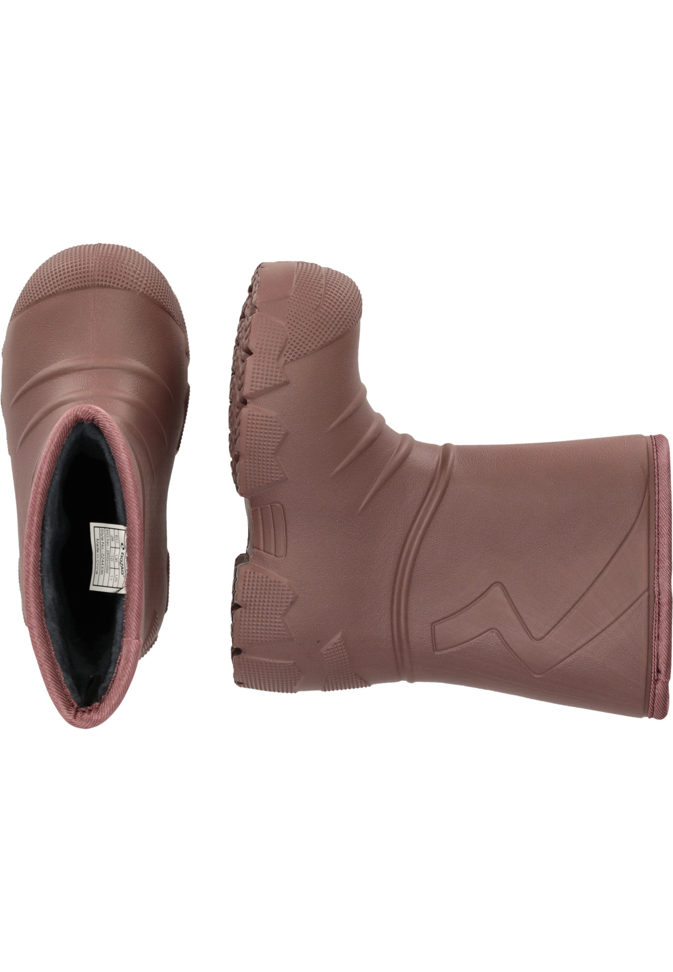 ZigZag Rubber Boots 'Kylo' in Brown