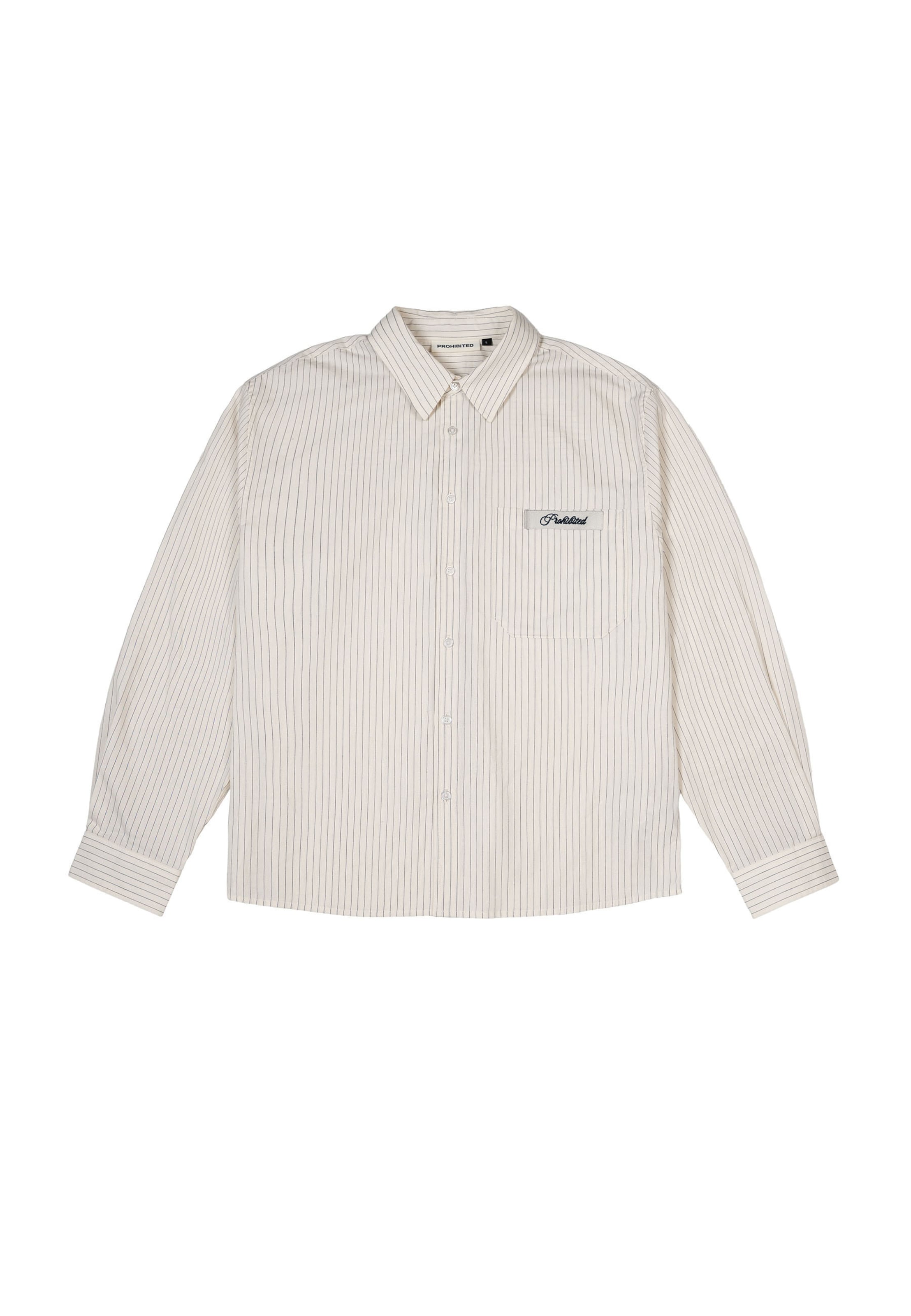 Prohibited - Camisa 'Drift' en blanco: frente