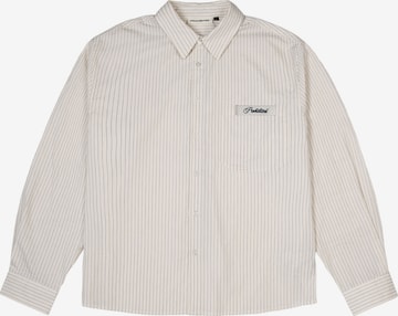 Prohibited Regularny krój Koszula 'Drift' w kolorze biały: przód