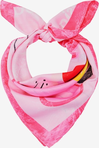 Foulard Desigual en rose : devant