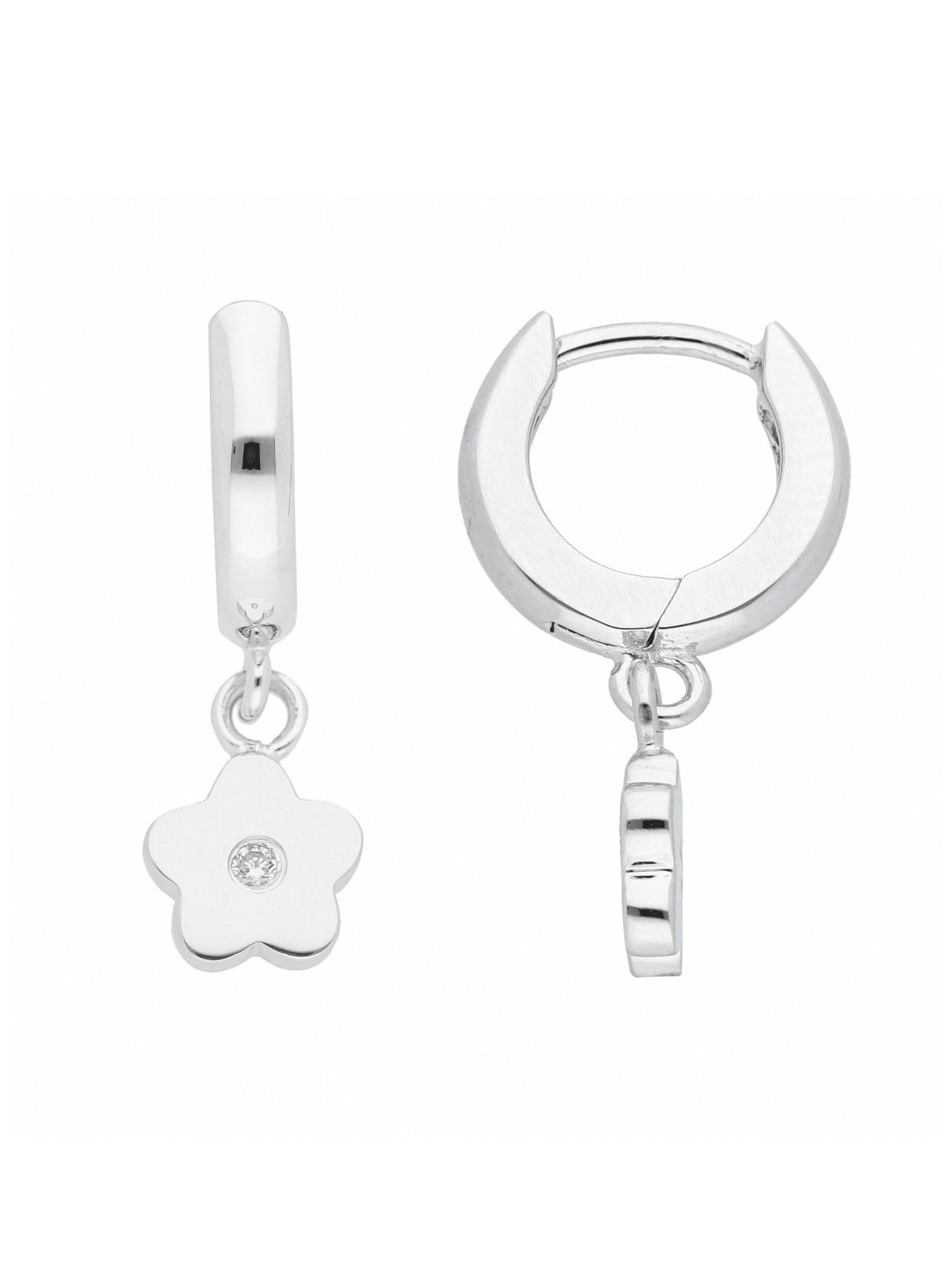 Adelia´s Earrings 'Blüte' in Silver: front