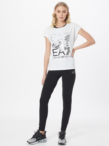 EA7 Emporio Armani Skinny Legíny – černá