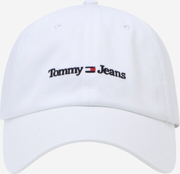 Tommy Jeans Czapka z daszkiem w kolorze biały