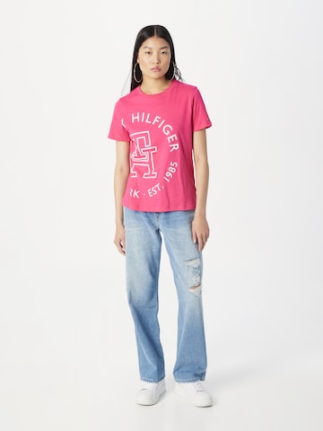 TOMMY HILFIGER T-Shirt in Pink