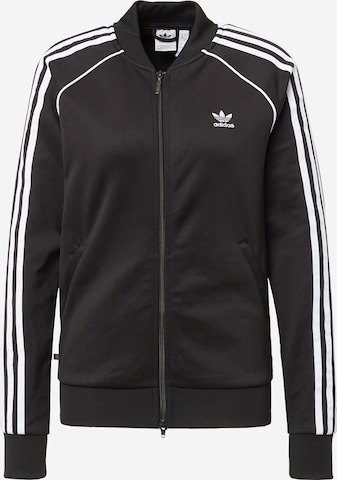 ADIDAS ORIGINALS Sudadera con cremallera Negro ABOUT YOU