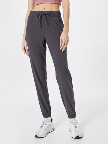 Athlecia Tapered Sportbroek 'Austberg' in Grijs: voorkant