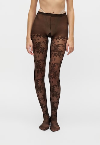 Lindex Tights in Brown: front