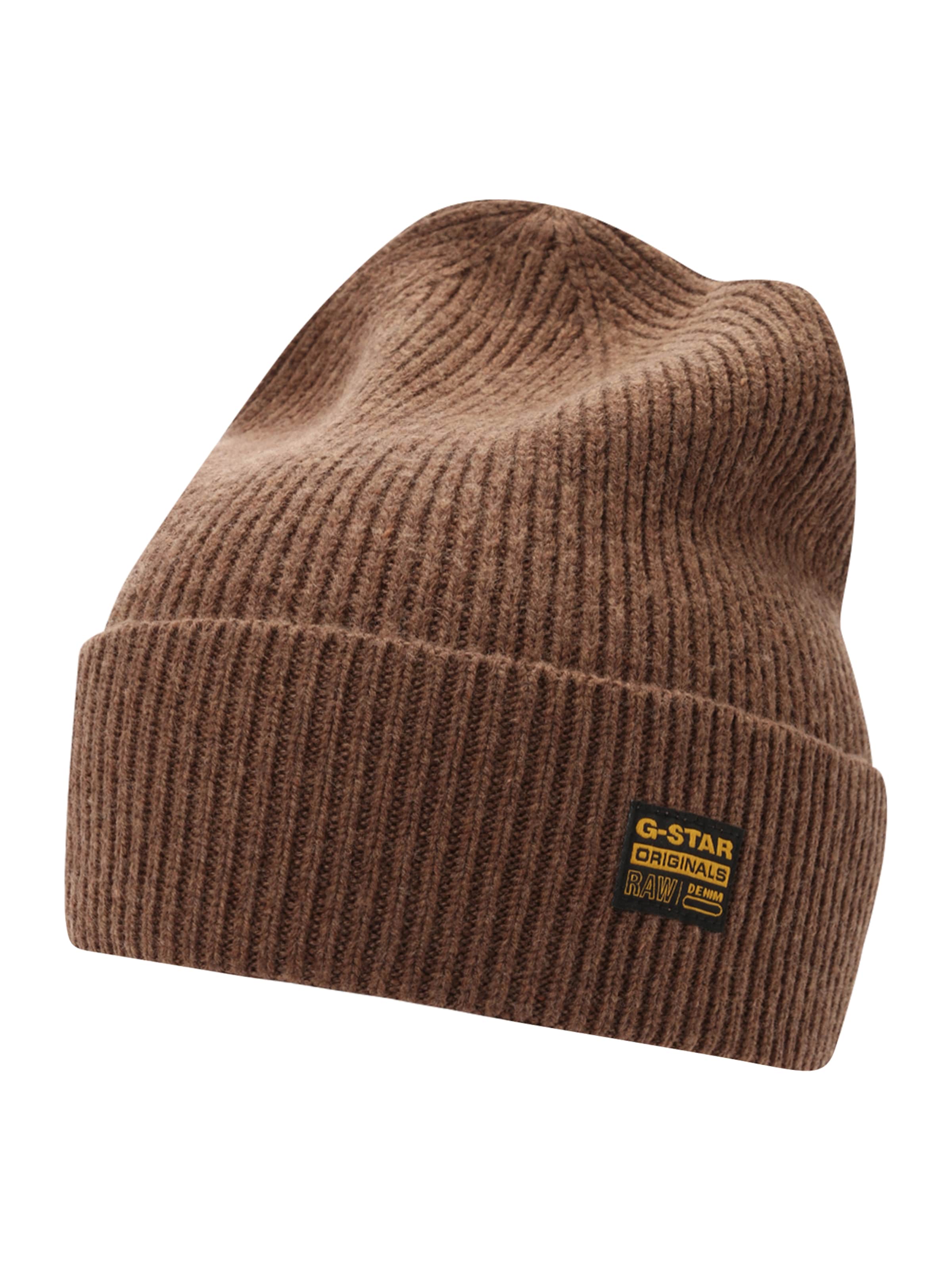 G-STAR Beanie 'Geffo' in Brown: front