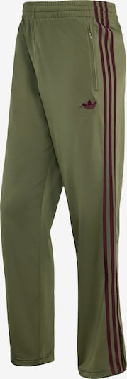 ADIDAS ORIGINALS Calças 'Firebird' em 27-29/regular em oliveira / vermelho vinho, Vista do artigo