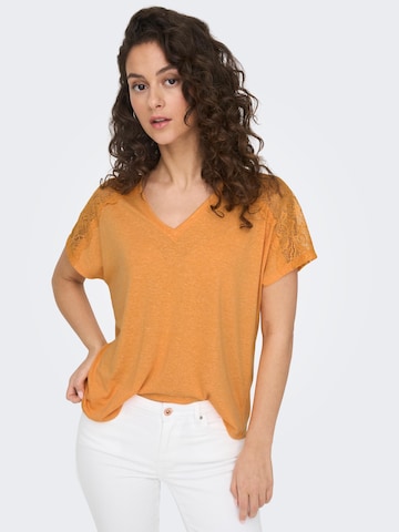 ONLY - Blusa 'AUGUSTA' em laranja: frente