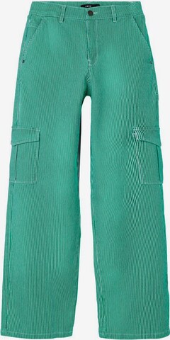 Wide Leg Pantalon NAME IT en vert : devant
