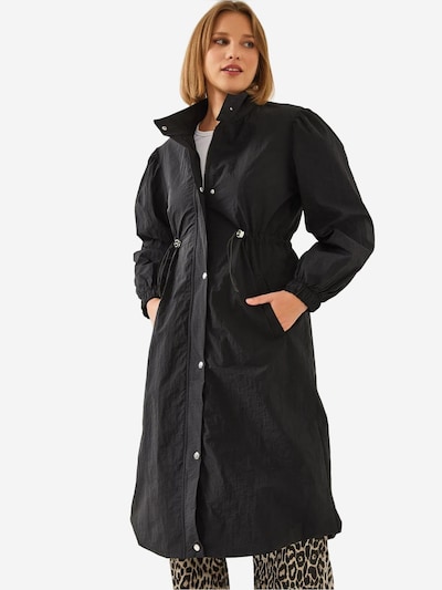Bianco Lucci Winter Coat in S in Black, Item view