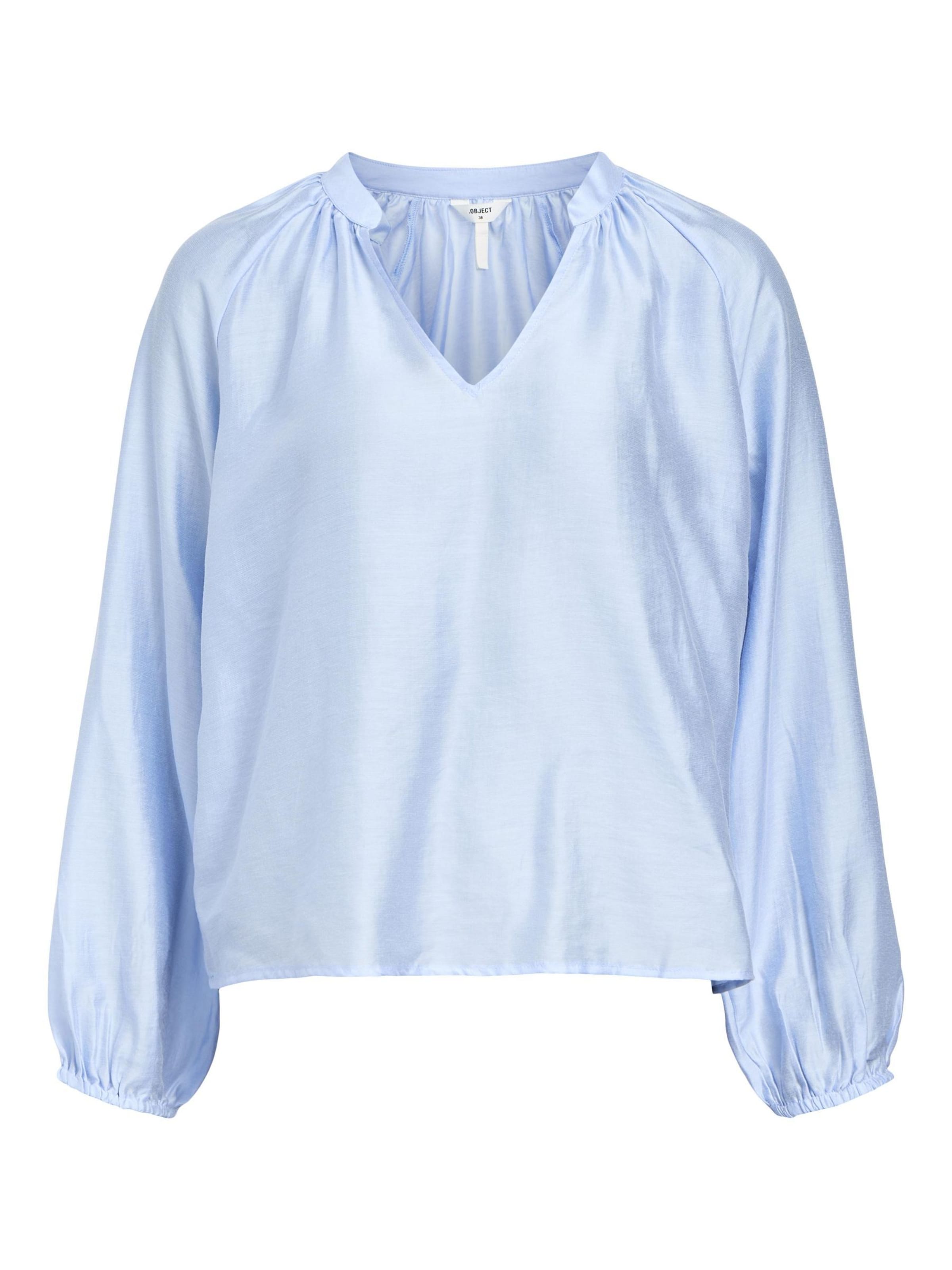 OBJECT Blouse 'OBJHeidi' in Blauw: voorkant