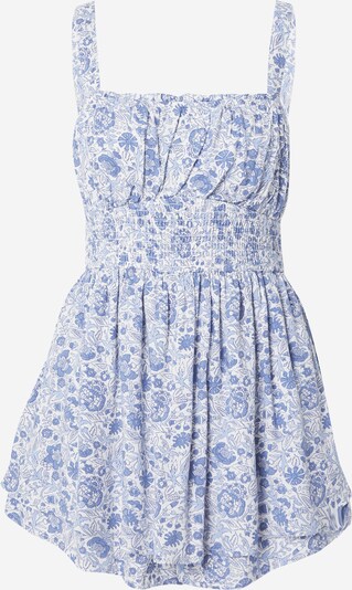 HOLLISTER Καλοκαιρινό φόρεμα σε μπλε / λευκό, Άποψη προϊόντος