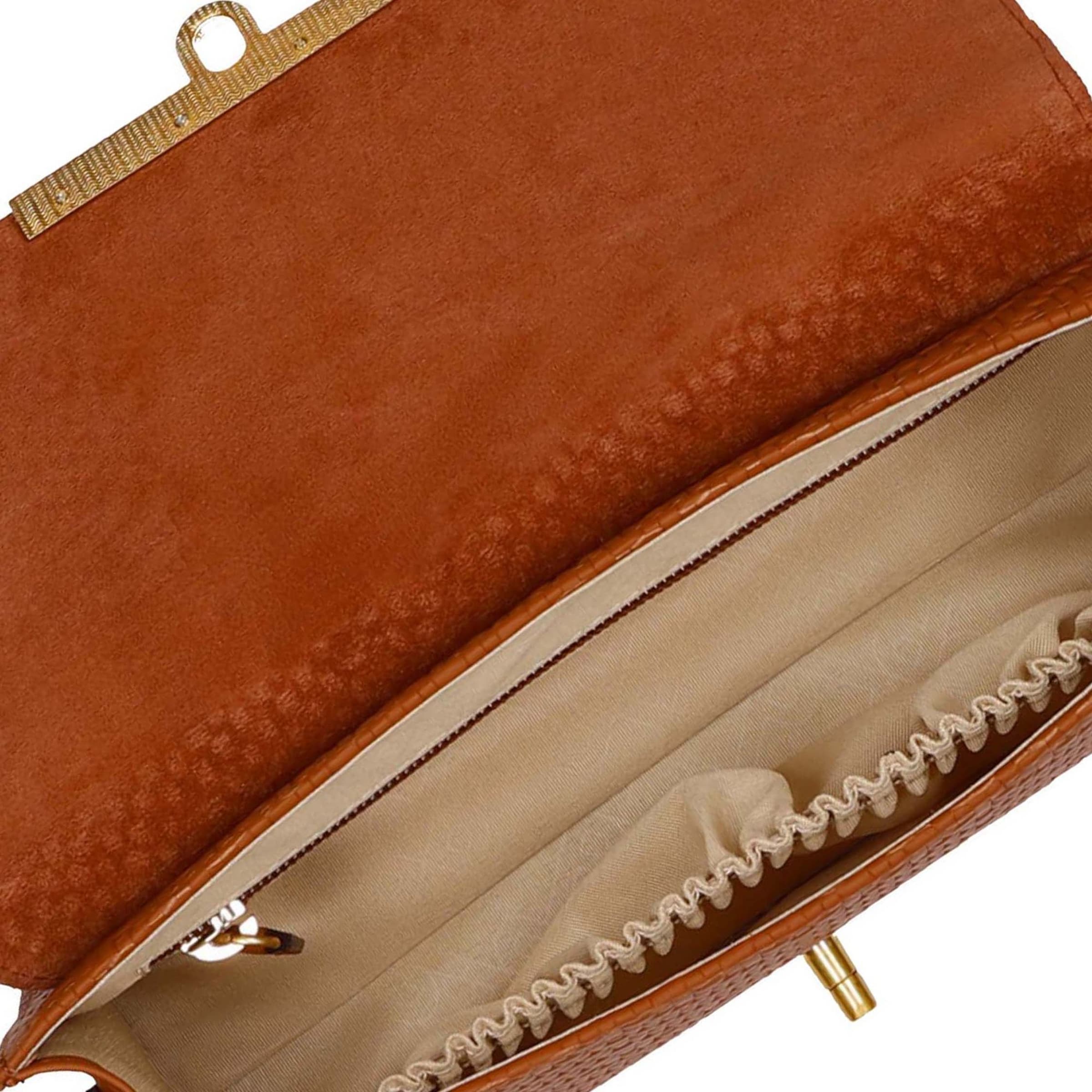 Sac bandoulière Picard en marron